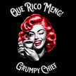 “Que Rico Meng” Cafecito Pin-Up (Front)