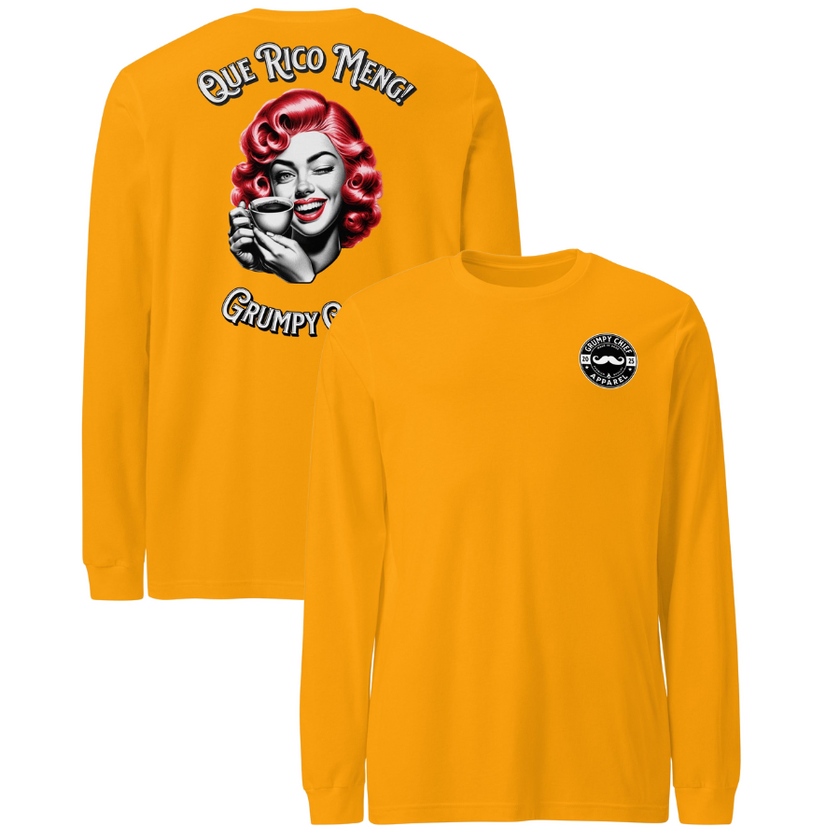 “Que Rico Meng” Pin-Up (Front/Back)