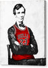 Abe Lincoln Bulls Jersey - Canvas Print