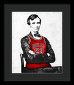 Abe Lincoln Bulls Jersey - Framed Print