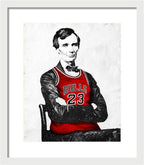 Abe Lincoln Bulls Jersey - Framed Print
