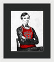 Abe Lincoln Bulls Jersey - Framed Print