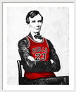 Abe Lincoln Bulls Jersey - Framed Print