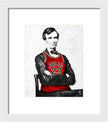 Abe Lincoln Bulls Jersey - Framed Print