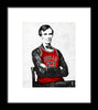 Abe Lincoln Bulls Jersey - Framed Print