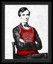 Abe Lincoln Bulls Jersey - Framed Print