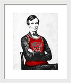 Abe Lincoln Bulls Jersey - Framed Print