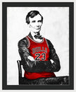 Abe Lincoln Bulls Jersey - Framed Print