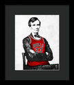 Abe Lincoln Bulls Jersey - Framed Print
