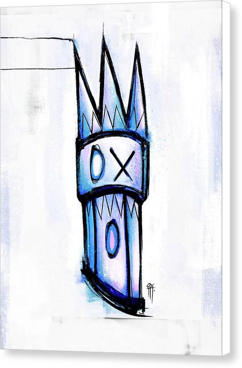 Abstract Crown Design - Canvas Print