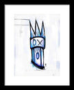Abstract Crown Design - Framed Print