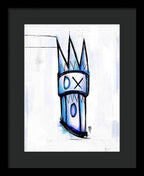 Abstract Crown Design - Framed Print