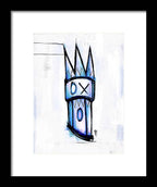 Abstract Crown Design - Framed Print