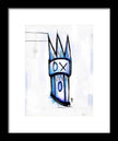 Abstract Crown Design - Framed Print