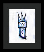 Abstract Crown Design - Framed Print