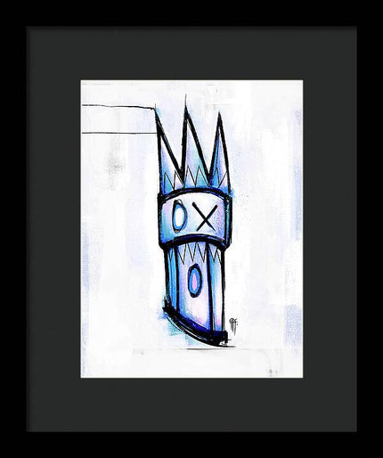Abstract Crown Design - Framed Print