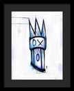 Abstract Crown Design - Framed Print