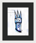 Abstract Crown Design - Framed Print