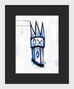 Abstract Crown Design - Framed Print