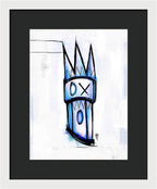 Abstract Crown Design - Framed Print
