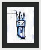 Abstract Crown Design - Framed Print
