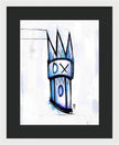 Abstract Crown Design - Framed Print