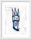 Abstract Crown Design - Framed Print