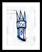 Abstract Crown Design - Framed Print