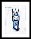 Abstract Crown Design - Framed Print