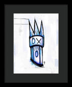 Abstract Crown Design - Framed Print