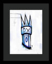 Abstract Crown Design - Framed Print