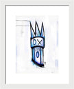 Abstract Crown Design - Framed Print