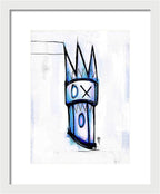 Abstract Crown Design - Framed Print
