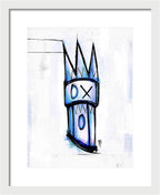Abstract Crown Design - Framed Print