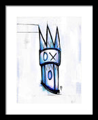 Abstract Crown Design - Framed Print