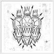 Abstract Crowned Figures - Framed Print