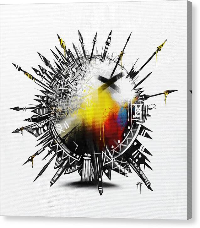 Abstract Earth 001 - Canvas Print