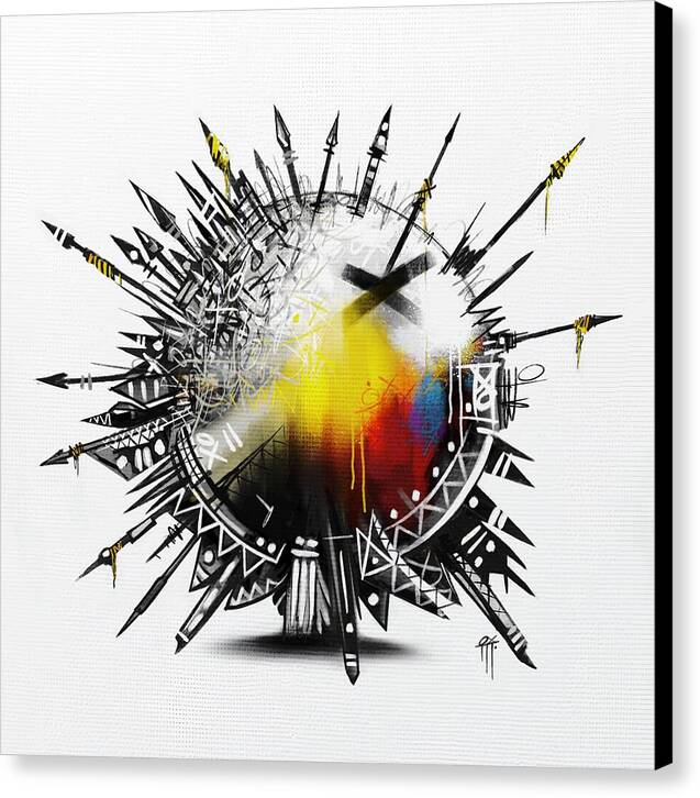 Abstract Earth 001 - Canvas Print