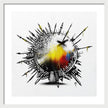 Abstract Earth 001 - Framed Print