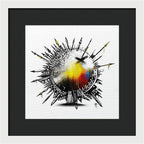 Abstract Earth 001 - Framed Print