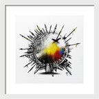 Abstract Earth 001 - Framed Print