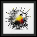 Abstract Earth 001 - Framed Print
