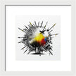 Abstract Earth 001 - Framed Print