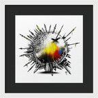 Abstract Earth 001 - Framed Print
