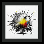 Abstract Earth 001 - Framed Print