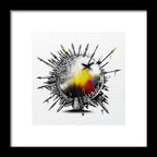 Abstract Earth 001 - Framed Print