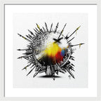 Abstract Earth 001 - Framed Print