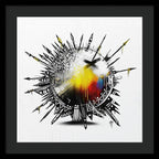 Abstract Earth 001 - Framed Print