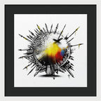 Abstract Earth 001 - Framed Print