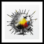 Abstract Earth 001 - Framed Print